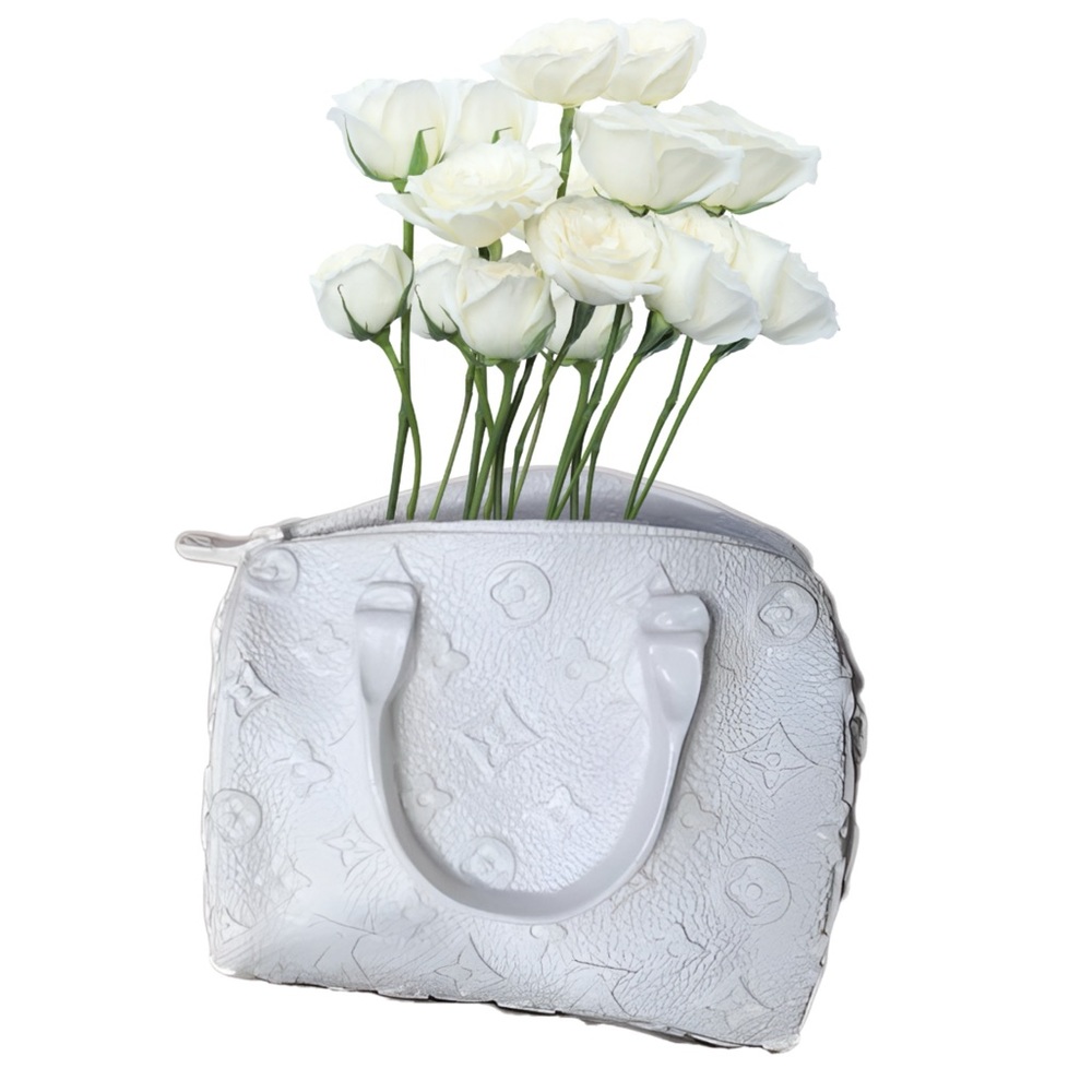 Handbag Shaped Purse Vase